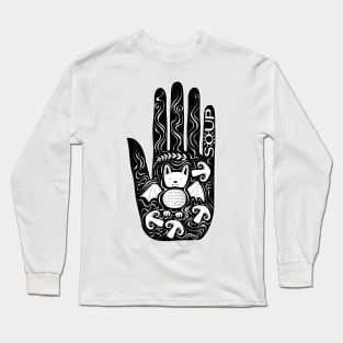 Bat in a Bathtub Long Sleeve T-Shirt